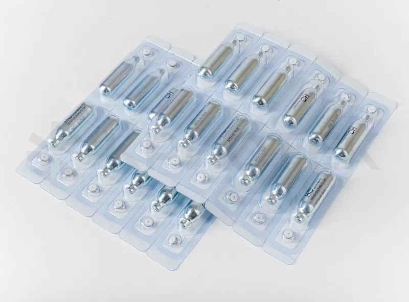 Cartridges with nitrogen monoxide N₂O 8 g